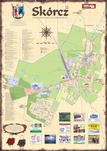 Skrcz - plan miasta